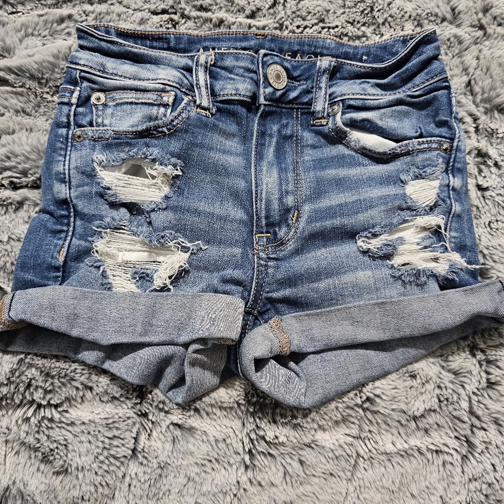 AE jean shorts next level stretch size 00